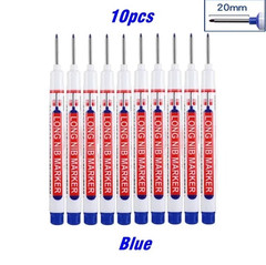 10PCS Long Nib Markers – Fast-Dry, Waterproof Pens for Wood, Metal & Glass