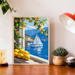 Paint by Numbers for Adults Beginner, Lemon Adult Paint by Number Kits on Canva.