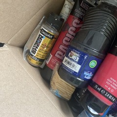 Large Box Paint Acrylic All Colors Value Over New Used