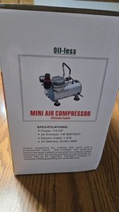 NOB Mini Portable Air Compressor (Piston Type) TC-20 Oil-less 1/6HP