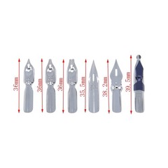 Wooden Dip Pen Drawing Dip Pen Set for Calligraphy Wrinting Painting, with 7 …