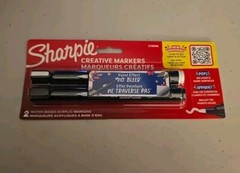 Sharpie Creative Markers Water-Based Acrylic Markers Bullet Tip Lot Of 2&5 Packs
