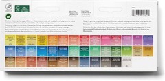 Economical 45 Half Pan Watercolor Set with Integrated Mixing Palette