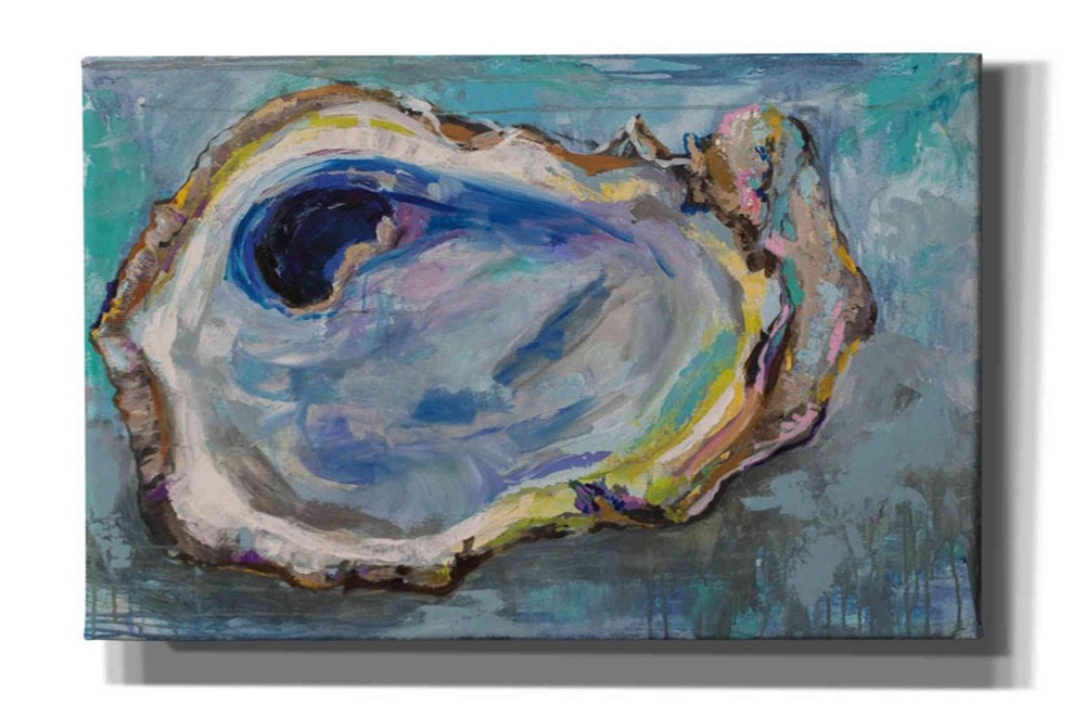 Epic Graffiti “Oyster Two by Jeanette Vertentes, Canvas Wall Art, 40″x26”