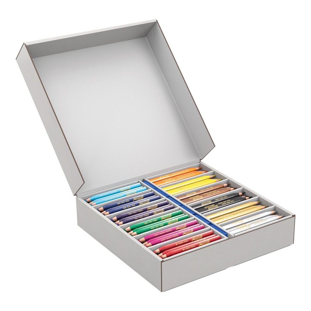 Dixon Prang® Short Colored Pencils – 144 Count