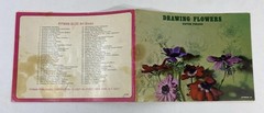 Drawing Flowers by Victor Perard – Art Book Floral Vintage 1958 Paperback