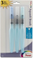 Arts Water Brush Assorted Tips, 3 pc
