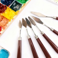 Stainless Steel Palette Knife Oil Painting Color Mixing Scraper 20PCS/Set