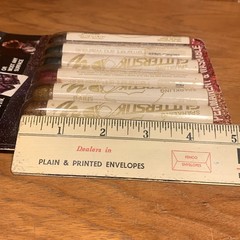 Sparkling Glitterstik Marker Stenciling Rub On Glitter Fabric Crayon Vtg 1987