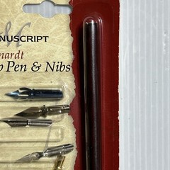 Manuscript Leonardt CALLIGRAPHY Dip Pen & Nibs Drawing Mapping Set MDP2086 NOS