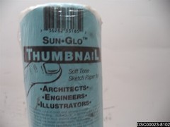 Borden & Riley Sun-Glo Thumbnail Sketch Paper Roll WH 8# 18″ x 50 yd. SG-35W