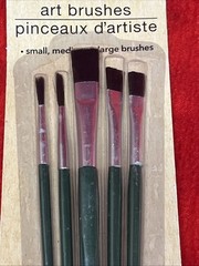CRAFTER’S SQUARE 5 PCS ART BRUSHES – NEW (18a)