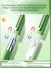 HERO 9338A Fountain Pen 0.38mm Gradient Magnetic Cap Gift Box Ink Cartridges