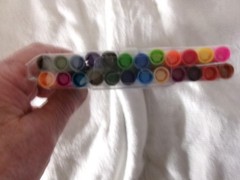24 Colours Double Tip Pens “One Pen Tip & One Wide Tip”