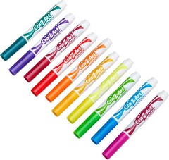 10 Count Washable Markers – Smooth Grip, Non-Toxic for Classroom Creativity