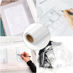 Tracing Paper Roll 17X25Yd White Translucent Pattern Paper for Sewing & Art
