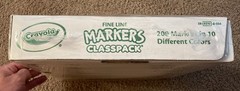 Crayola Classpack 200 Fine Line Markers 10 Assorted Colors 58-8210-5-004 New Box
