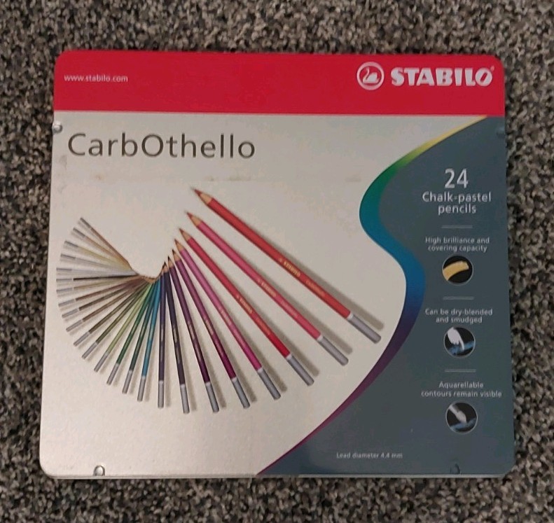 STABILO CarbOthello Chalk-pastel Pencils 24 Piece 4.4 mm Lead Diameter