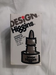 Higgins Black India Pigment-Based Waterproof Drawing Ink 1 oz.