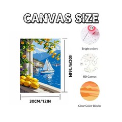Paint by Numbers for Adults Beginner, Lemon Adult Paint by Number Kits on Canva.