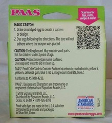 72 Piece Clear Art Craft Kit with Color Cups Dye Tablets Egg Dippers and Crayons
