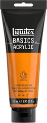 Creatively Express Yourself with BASICS 250ml Acrylic Paint – Cadmium Orange