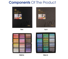 2022 MUNGYO GALLERY ARTISTS SOFT OIL PASTEL MOPV-120P 120 Color