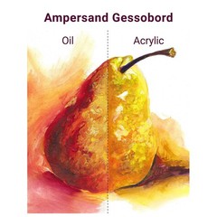 Gesso Wood Painting Panel Museum Series Gessobord 11″ x 14″ 1/8″ Flat Profile