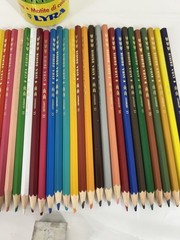Vintage Set of 36 LYRA Osiris Color Hexagonal Colored Pencils Assorted Colors