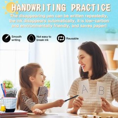 Magic grooved writing practice, Magic pens for kids disappearing ink pen,30 r…