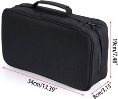 Art Marker Carrying Case Lipstick Organizer-60 Slots Canvas Zippered Markers Sto