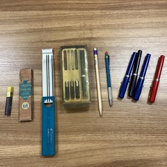 Vintage Drafting & Calligraphy Lot – Sheaffer Pen Set, Eagle Turquoise 6H Leads