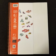 Whitelines – Lot / Set of 2 Spiral Bound Sketch Books 12″ x 9″ – 50 Sheets Per
