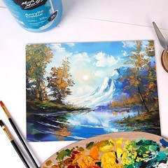 Studio Acrylic Paint, Titanium White, Excellent Coverage
