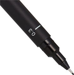 Uni Pin Fineliner Drawing Pen – Sketching Set – Black Ink – 0.03 to 0.8Mm – Set