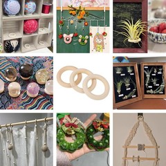 160 Pack 2.2 Inch Wooden Rings for Crafts, Unfinished Wood Rings, Macrame Woo…