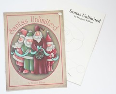 SET OF 9 Vintage Tole Painting Santa Books & Patterns by Margaret Wilburn