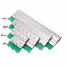 New Ergonomic Aluminum Screen Printing Squeegee Silver Durometer Blade rubber