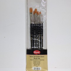 Utrecht Series 235 Golden Taklon Paint Brush Set Oil + Acrylic Painting