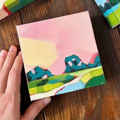 12×12 Inch Gallery Wrapped Canvas – 1.5 Inch Depth 4 Pack – 10 Oz Triple Gess…
