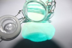 Glow in the Dark AQUA -Blue/Green Pigment Powder 1lb, Daytime Invisible, Resin