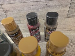 DecoArt Acrylic Paint Lot Multiple Colors 12 – 2 Oz Bottles All New
