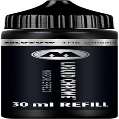 Molotow Liquid Chrome Alcohol-Based Refill, 30Ml Bottle, 1 Each