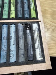Sennelier Pastels A L’Ecu Extra Soft Pastels 100 Color Set Wooden Box