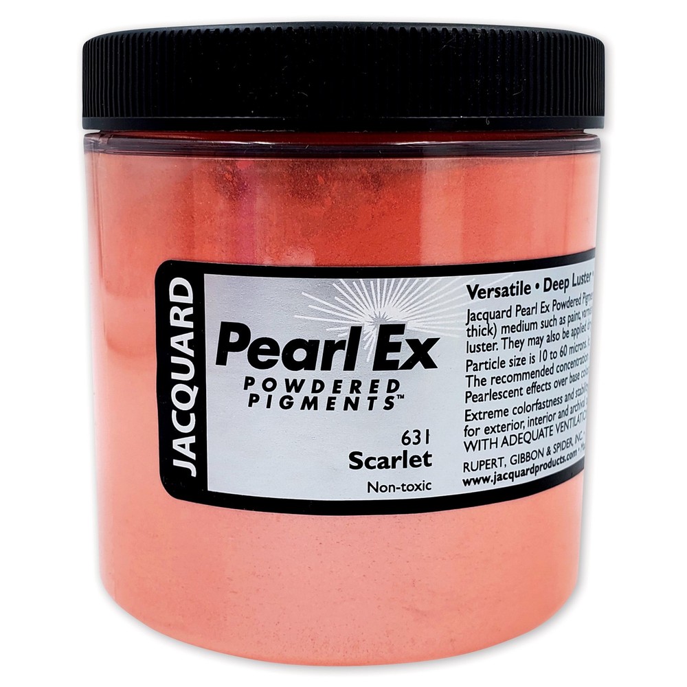 Jaquard Pearl Ex Powdered Pigments 4oz-#631 Scarlet