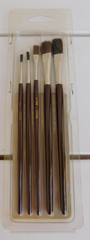 Rubbermaid Artist Brushes Set of 5 New in Package Craft Detail Work Various Size