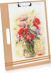 13″ X 17″ Artist Sketch Board with Handle – Portable Drawing Board, Large Clipbo