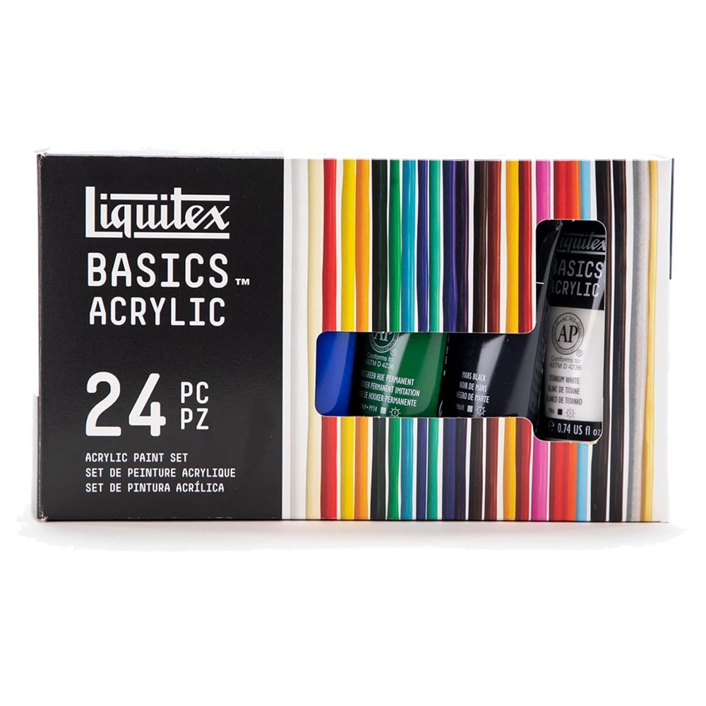 Acrylic Paint Set – 24 Brilliant Colors