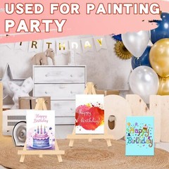 48 Pack 5×7 Inch Mini Canvas Boards for Oil Painting Watercolor Acrylic Paint