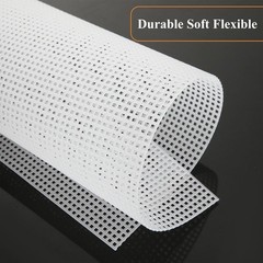 15 PCS Plastic Canvas Sheets 10 Count 10.2X 13.2Inch Plastic Mesh Sheet Large…